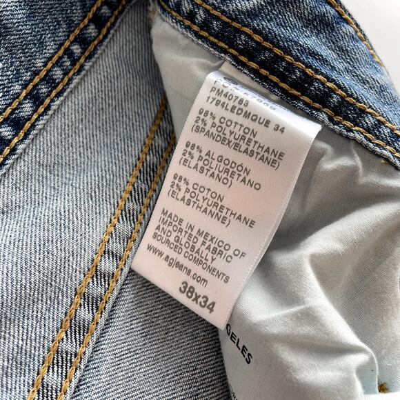 AG Adriano Goldschmied The Everett Men's Straight Jeans 38/34 - Picture 12 of 16